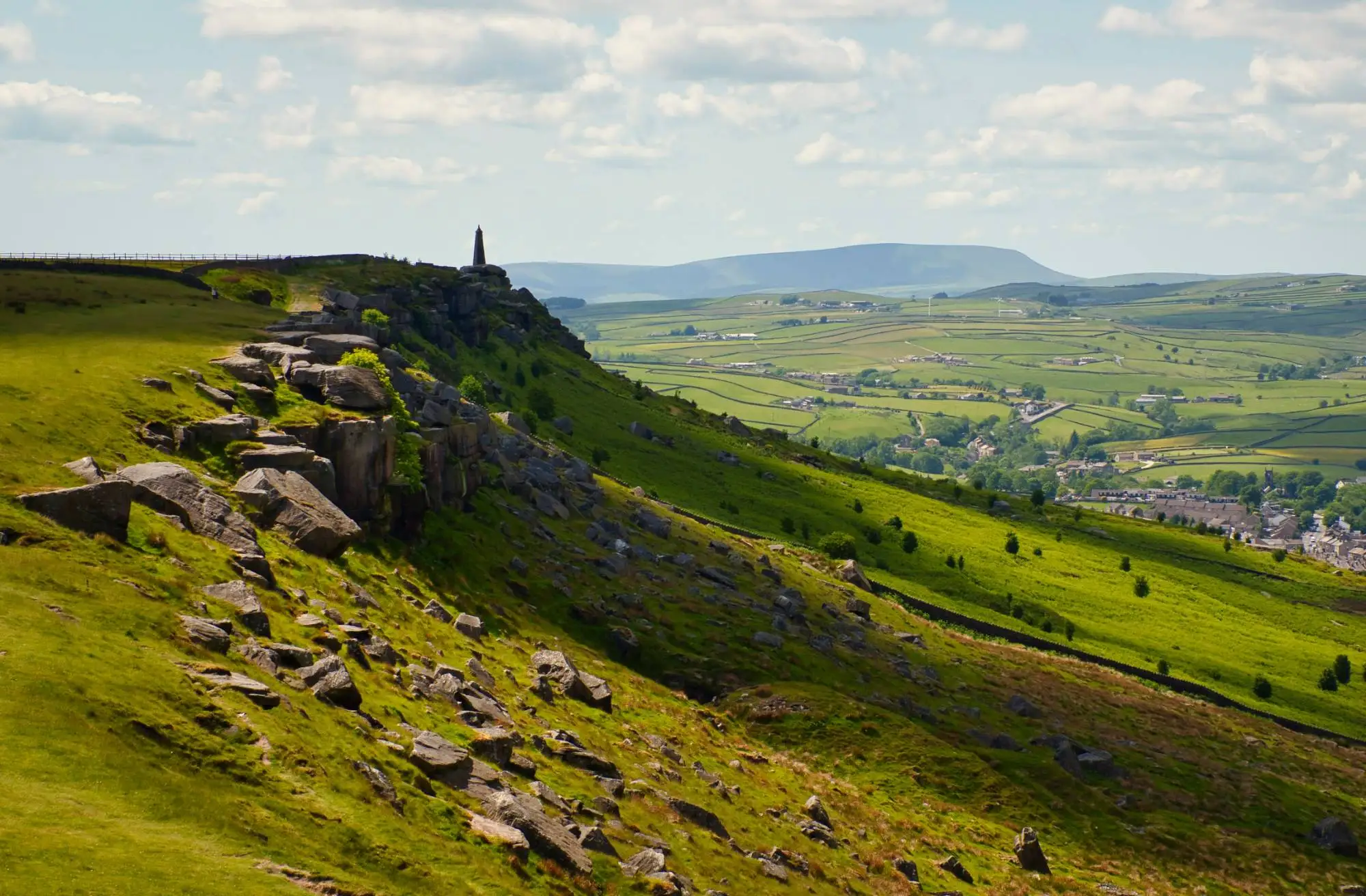 Moorland landscape in West Yorkshire